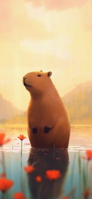 capybara hintergrundbild