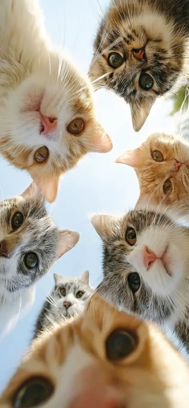 katzen hintergrundbilder