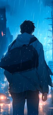 sad anime hintergrundbilder