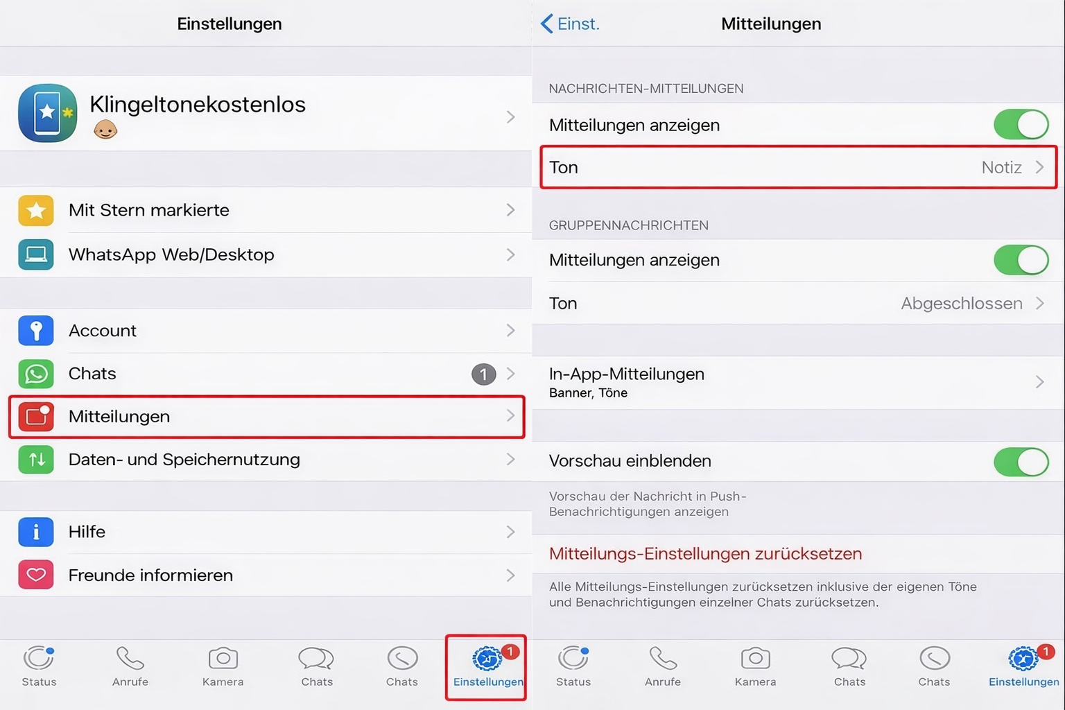Eigene Klingeltöne in WhatsApp nutzen (MP3/OGG hinzufügen)